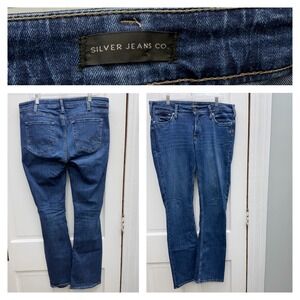 Silver Jeans Elyse Slim Bootcut Denim Jeans Women's 32 x 35 Long Tall